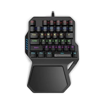 Rampage KB-R77 Usb Kablolu Rainbow Backlight Outemu Blue Switch Mekanik Mini Gaming Q Klavye