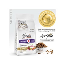 Hypoallergenic Urinary Somonlu Düşük Tahıllı Kısırlaştırılmış Kedi Maması 2 Kg