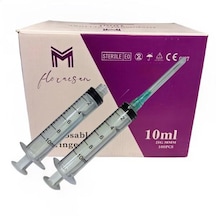Enjektör 10 Ml Kilitli 21g 38mm İğne 100 Adet / Kutu