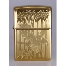 Zippo American Eagle Gold Dizayn Çakmak