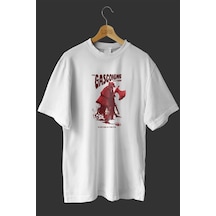 Noıssey -wed Gascoıgne Tasarım Baskılı Oversize T-shirt Tişört Beyaz