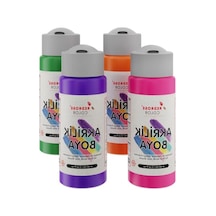 Ara Renkler Akrilik Boya 4'lü Set, 4x60ml 0,15 L