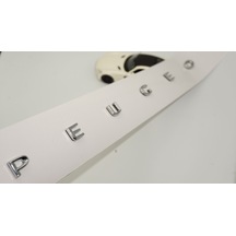 Dk Tuning Peugeot Bagaj 2019 2023 3m 3d Krom Abs Yazı Logo
