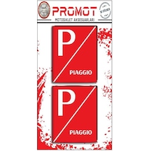 Pıaggıo Damla Logo Sticker 12 Diğer