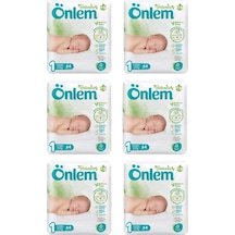 Önlem Botanika 1 Beden Bebek Bezi Yenidoğan Newborn 64 Lü x 6 Adet 6'lı