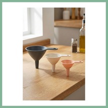 Bşkvirgo 3'lü Mini Huni Seti 7 Cm X 11 Cm X 8,5 Cm Bsk2026