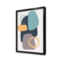 Soyut Modern Desenler Çerçeveli Mdf Tablo-173777