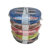 100 Metre H07v-u Kablo - 1x2,5 Mm² %100 Bakır