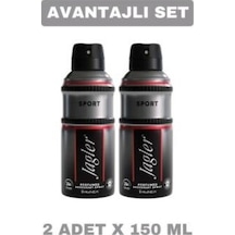 Jagler Sport Erkek Sprey Deodorant 150 ML x 2