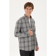 U.s. Polo Assn. Erkek Gri Gömlek Desenli 50291383-vr024 Gri