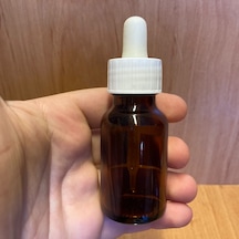 Plastik Damlalıklı Amber Cam Şişe Kahverengi 30 ML