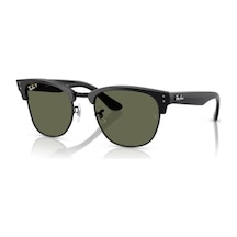 Ray-Ban Rb 0504s 67839a 54 Clubmaster Reverse Polarize Unisex Kare Siyah Kemik Güneş Gözlüğü Siyah