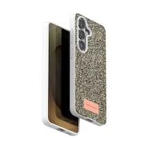 Onegif Samsung Galaxy S26 Plus Bright Simli Kapak - Gold Altın