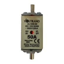 Voltrano Kale Porselen 50a 00 Boy Bıçaklı Sigorta Buşonu Nh00