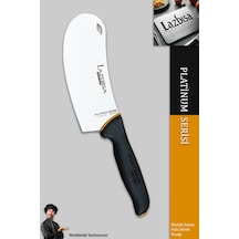 Lazbisa MFT-014 Platinum Serisi Mutfak Pide Börek Salata Bıçağı Pizza Bıçak Siyah