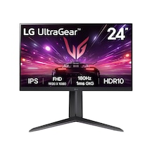 LG UltraGear 24GS65F-B 24" 1 MS (GtG) 180 Hz HDMI + DP Full HD IPS Pivot Monitör