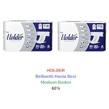 Holder - Belbantlı Hasta Bezi Medium Beden 60'lı M
