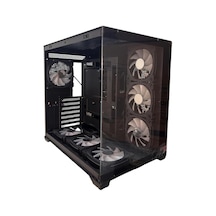 Gamx Puncher 7x12 Fan Rgb Kumandalı Akvaryum Gaming Kasa 600w 80+