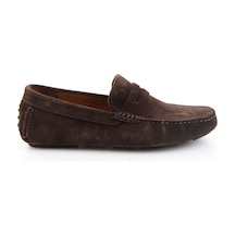 Kahve Süet Hakiki Deri Erkek Loafer Ayakkabı E01547007702