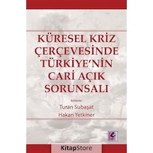 Küresel Kriz Çerçevesinde Türkiye'nin Cari Açık Sorunsalı - Turan Subaşat -  Hakan Yetkiner - Efil Yayınevi Yayınları