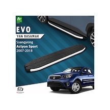 S-dizayn Ssangyong Actyon Sports Evo Aluminyum Yan Basamak 203 Cm 2007-2018