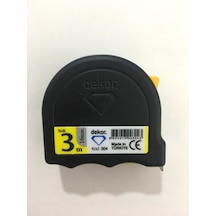Dekor Şerit Metre Siyah 3m 16 MM 304