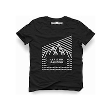 Tshirthane Lets Go Camping Dag Tişört Erkek Tshirt