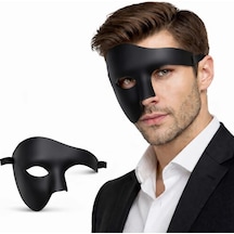 Siyah Yarım Erkek Maske Phantom Parti Balo Maskesi Çok Renkli