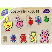 Playwood Ahşap Tutmalı Bultak Puzzle Büyükten Küçüğe