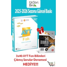 345-ayt Fizik 2026 Model Soru Bankası Seti Hediyeli