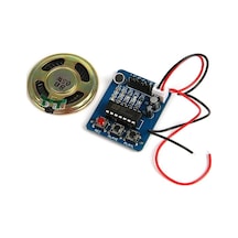 Tls Robotik Isd1820 Ses Kaydı Ve Ses Çalma Modülü + Hoparlör