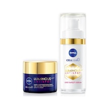 Nivea Luminous630 Leke Karsiti Serum 30ml + Luminous630 Leke Karsiti Gece Yüz Kremi 50ml