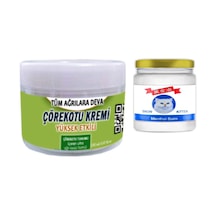 Çörekotu 2 Tane Çörek Otu Kremi 150 Ml Büyük Boy Krem + 2 Tane Snow Kitten 50 Ml Menthol Balm