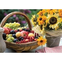 Puzzle 1000 Parça Fruit And Sunflower