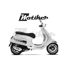 Vespa Special Edition Tasarımı Sticker Etiket Modeli Evrensel