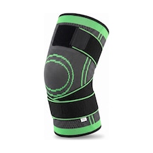 Hsport Elastik Dizlik Neopren Kumaş Fitness Voleybol Basketbol Tenis Sporcuları İçin Koruyucu Diz Destek Bandajı 28 Cm Kısa