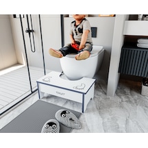 Modern Çocuk Basamağı ve Yükseltici Tabure - Tuvalet ve Lavabo Önü Eğitici Platform