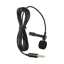 Jms Ey-510a Akıllı Telefon Dslr Kamera Bilgisayar İçin Mini Taşınabilir Klipsli Kondenser Yaka Mikrofonu