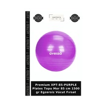 Premium Xpt-85-purple Plates Topu Mor 85 Cm 1500 Gr Egzersiz Vücut Fırsat
