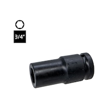 6605 Altı Köşe 3/4" Havalı Uzun Derin Lokma Anahtar 19 Mm