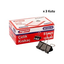 Bigpoint Çelik Kıskaç 51 Mm X 3 Kutu