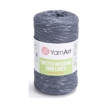 El Örgü İpi Twısted Macrame 3mm Lurex, 761, 4x250 Gr