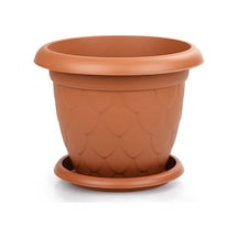 Damla Saksı 17 Litre - Kiremit Renk