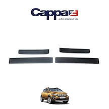 Cappafe Dacia Sandero Kapı Eşiği Abs Mat Siyah 4 Parça 2021- N11.1005
