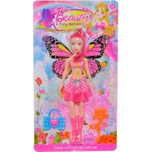 1029-2A Aksesuarlı Kanatlı Melek Bebek Oyun Seti -Canem