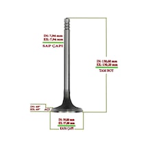 SUBAP INEX STD TAKIM ISUZU NOVO LUX 16V 4HK1E5N EURO 5 SPR-3440PS