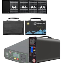 Enerjitem 30w Güneşten Şarj+300w Sessiz Güç Kaynağı100.000mah