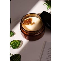 El Yapımı Tropikal Meyve Kokulu %100 Soya Wax Mumu 230ml-3185