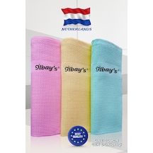 Ilbays 3'lü Araç Otomobil Mikrofiber Kurulama Bezi