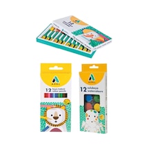 Adel Kalemcilik Suluboya+pastel Boya+kuru Boya 3lü Set
